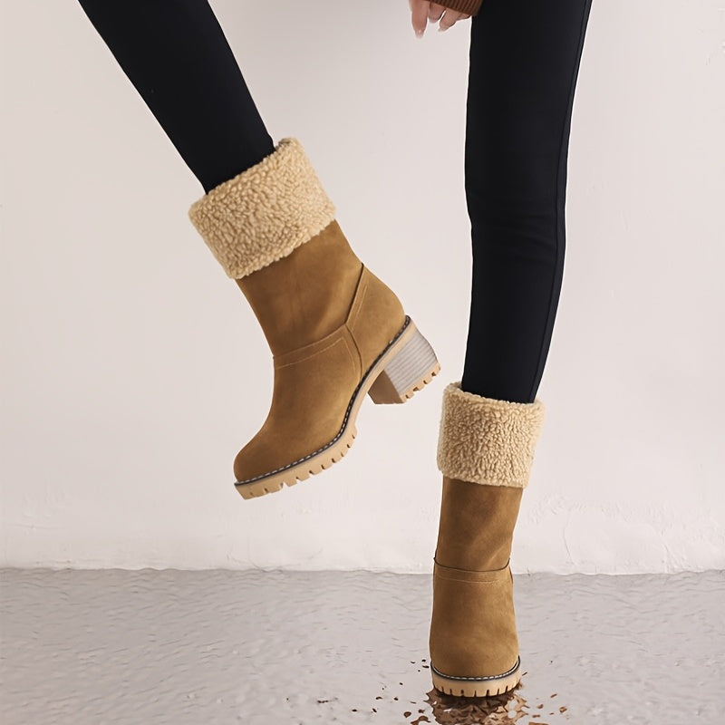 Women's Winter Snow Boots | Anti-Slip Fleece-Lined Warm Boots