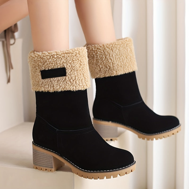 Women's Winter Snow Boots | Anti-Slip Fleece-Lined Warm Boots