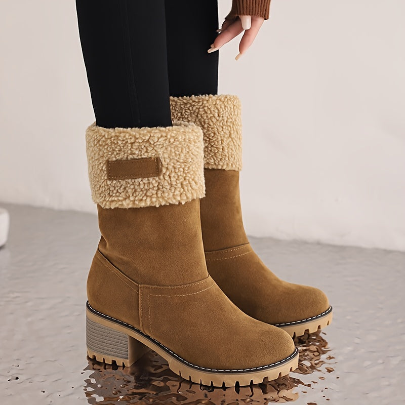 Women's Winter Snow Boots | Anti-Slip Fleece-Lined Warm Boots