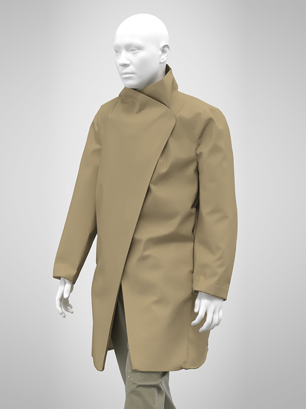 Koto coat - Natural raw-4