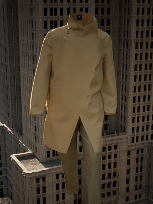 Koto coat - Natural raw-3