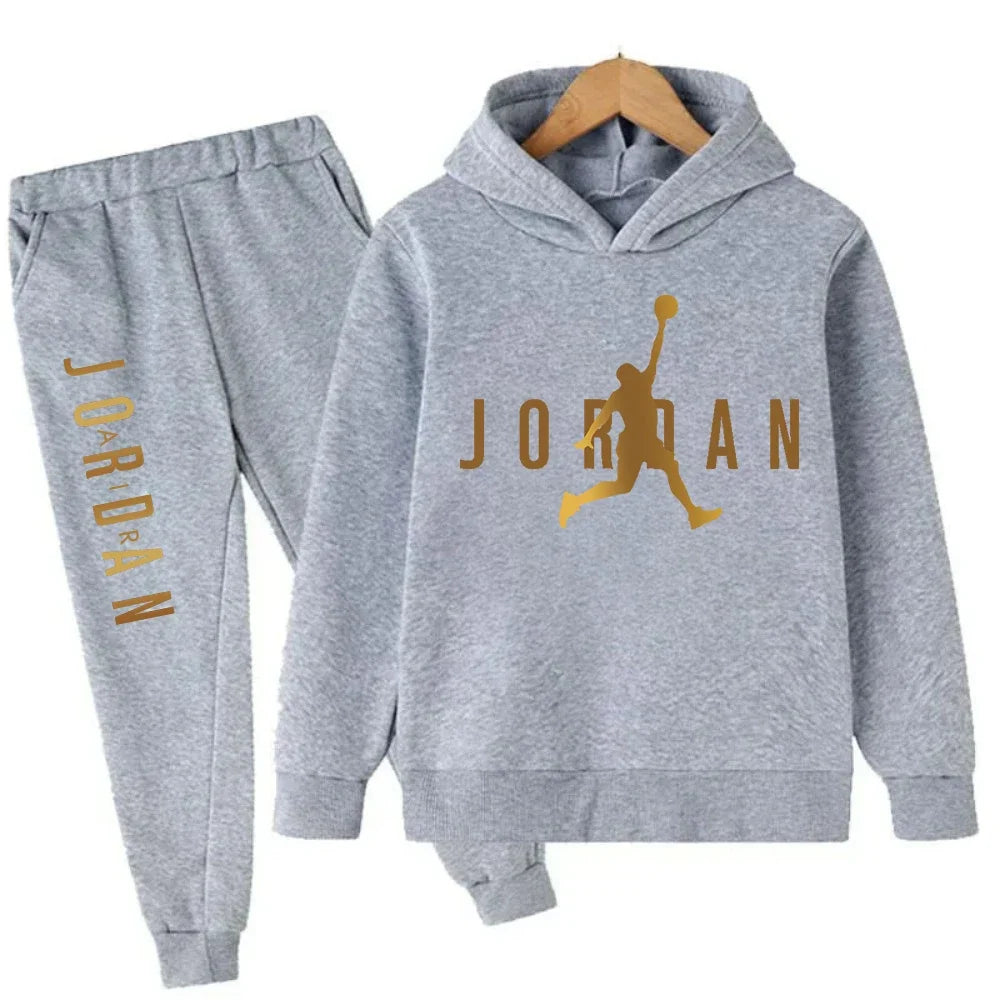 Autumn Warm Slam Dunk Master Pattern Printed Children Set Hoodie+Pant Suit 2pcs Set Kids Boy Girl Fashion Clothing Tracksuits