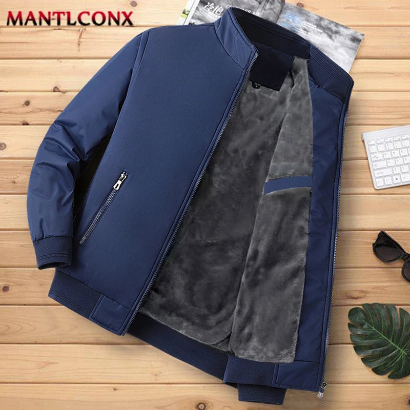 Men's Business Blazer Parka | Casual Office Winter Jacket