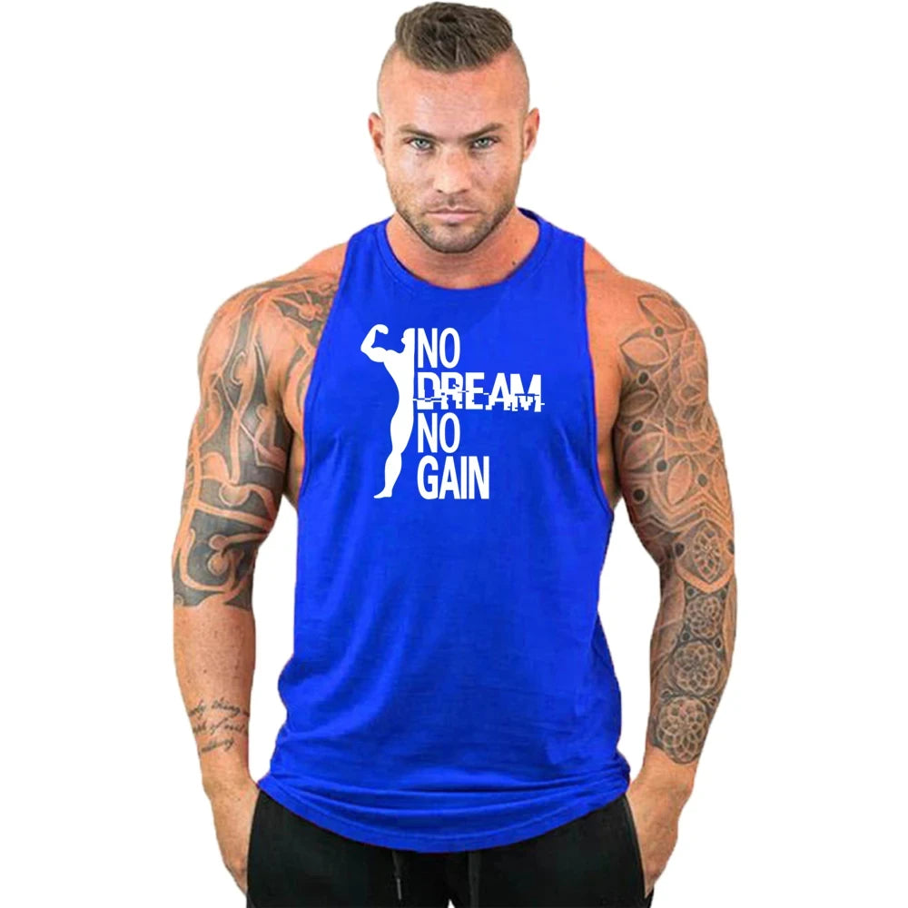 Gym Top Men Shirt Man Fitness Men's Clothes Vest Singlets T-shirts Clothing Bodybuilding Stringer Vests Muscular Singlet Tops