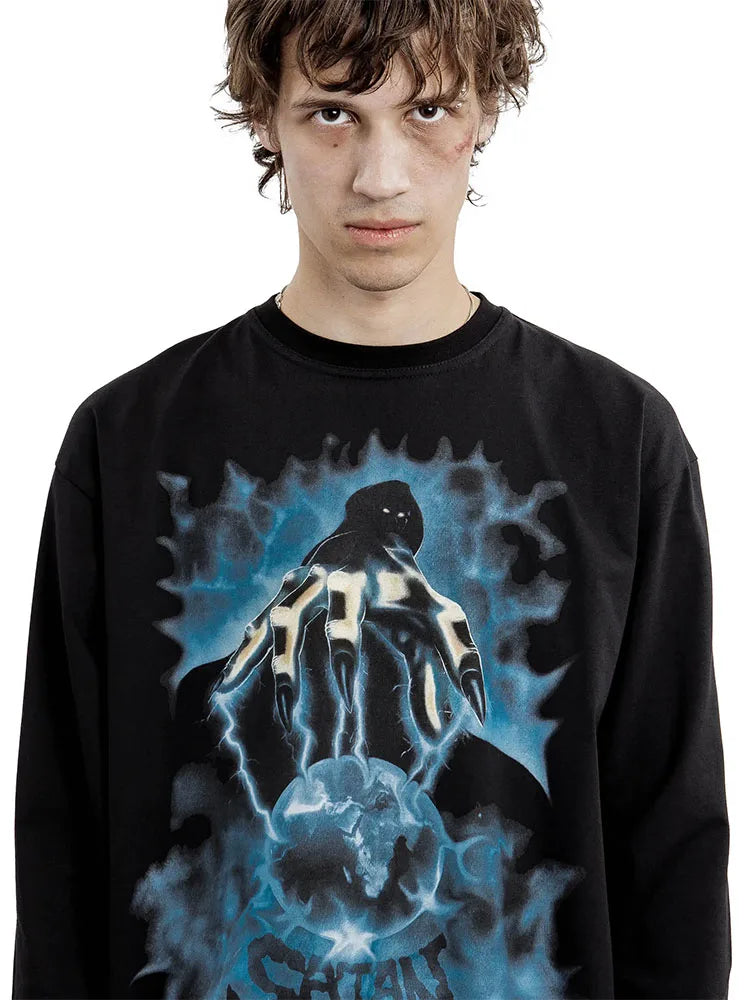 Women's Satan Club Graphic T-Shirt | Goth Y2K Streetwear