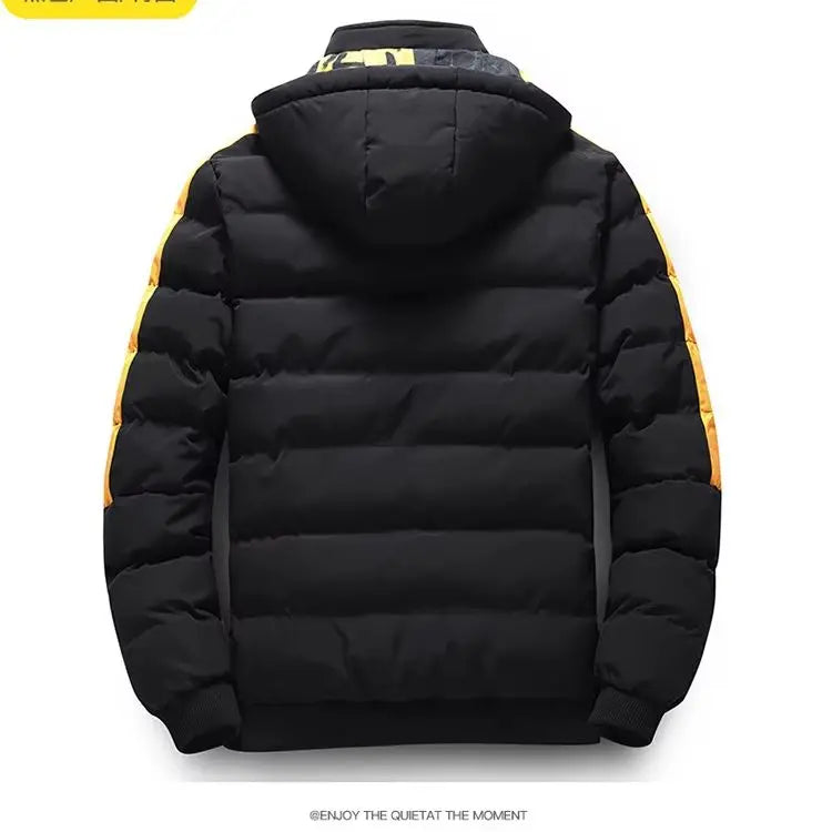 Men's Cotton Windproof Parka | Hooded Winter Jacket 2024