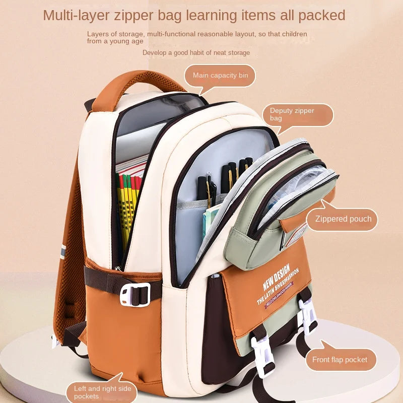 Kids Backpack Children School Bags Girls Boys Orthopedic School Backpack Waterproof Primary Schoolbag Book Bag Mochila Infanti