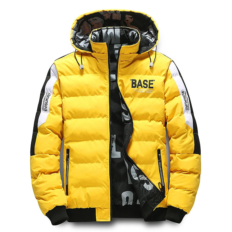 Men's Cotton Windproof Parka | Hooded Winter Jacket 2024