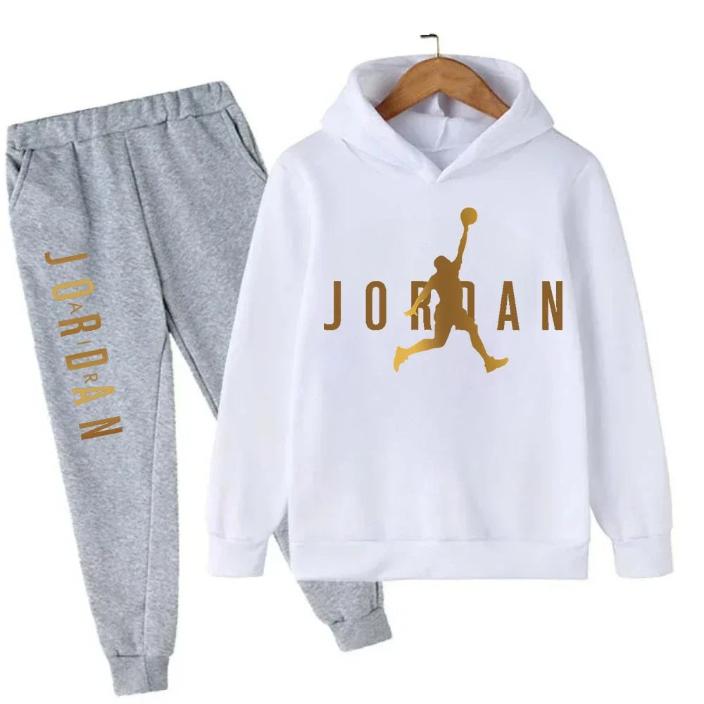 Autumn Warm Slam Dunk Master Pattern Printed Children Set Hoodie+Pant Suit 2pcs Set Kids Boy Girl Fashion Clothing Tracksuits