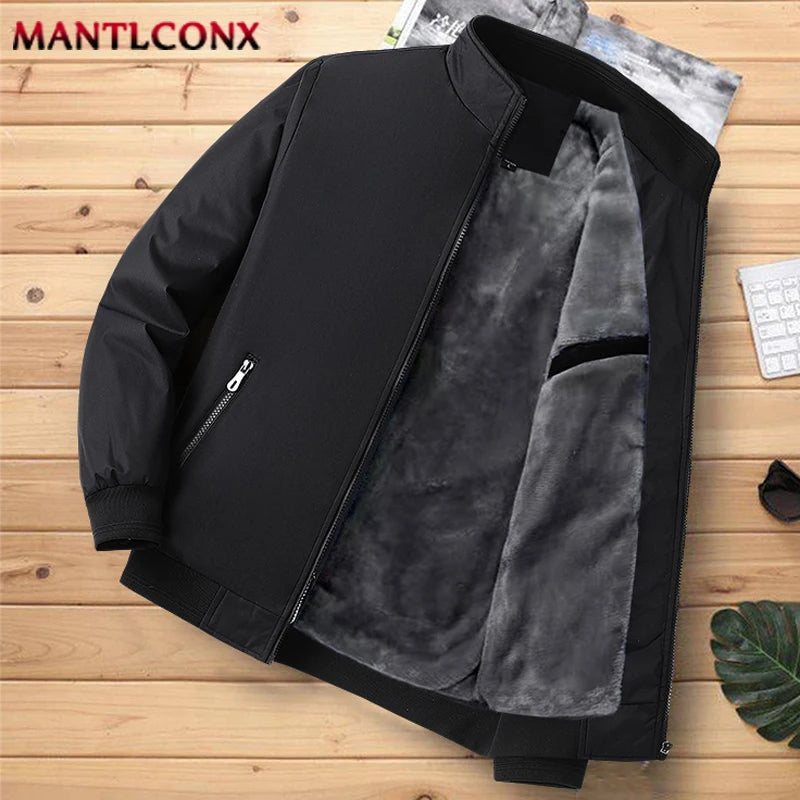 Men's Business Blazer Parka | Casual Office Winter Jacket