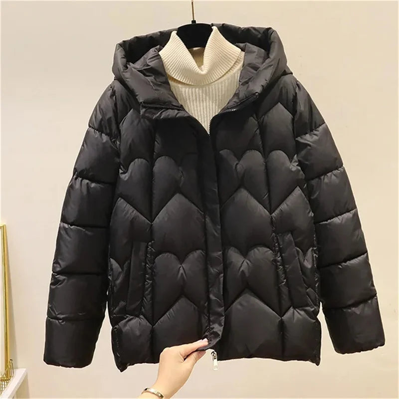 Doudoune Courte Femme Style Coréen - Puffer Jacket Capuche 2025