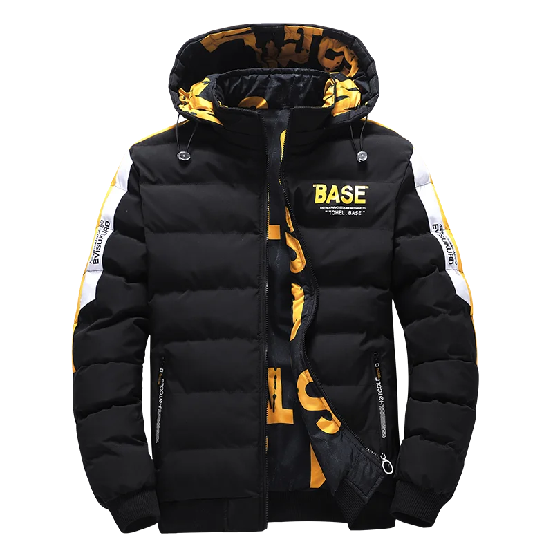 Men's Reversible Hooded Parka | Double-Sided Winter Coat