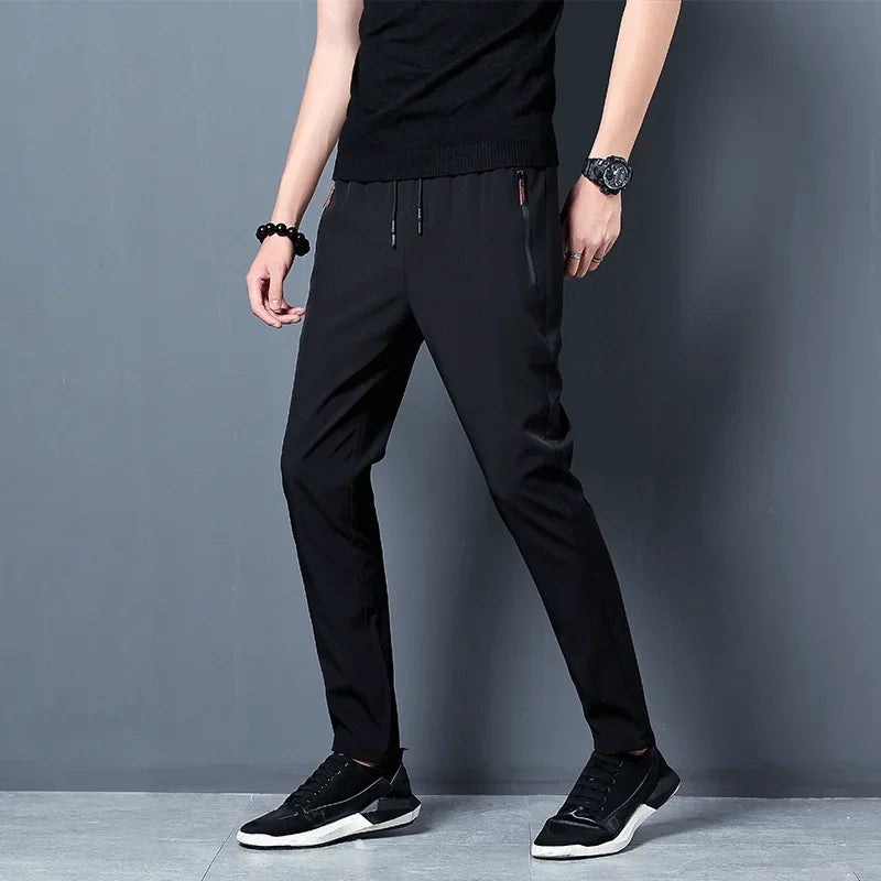 Pantalon Casual Homme Slim Fit - Taille Élastique Coréen