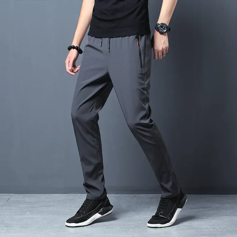 Pantalon Casual Homme Slim Fit - Taille Élastique Coréen
