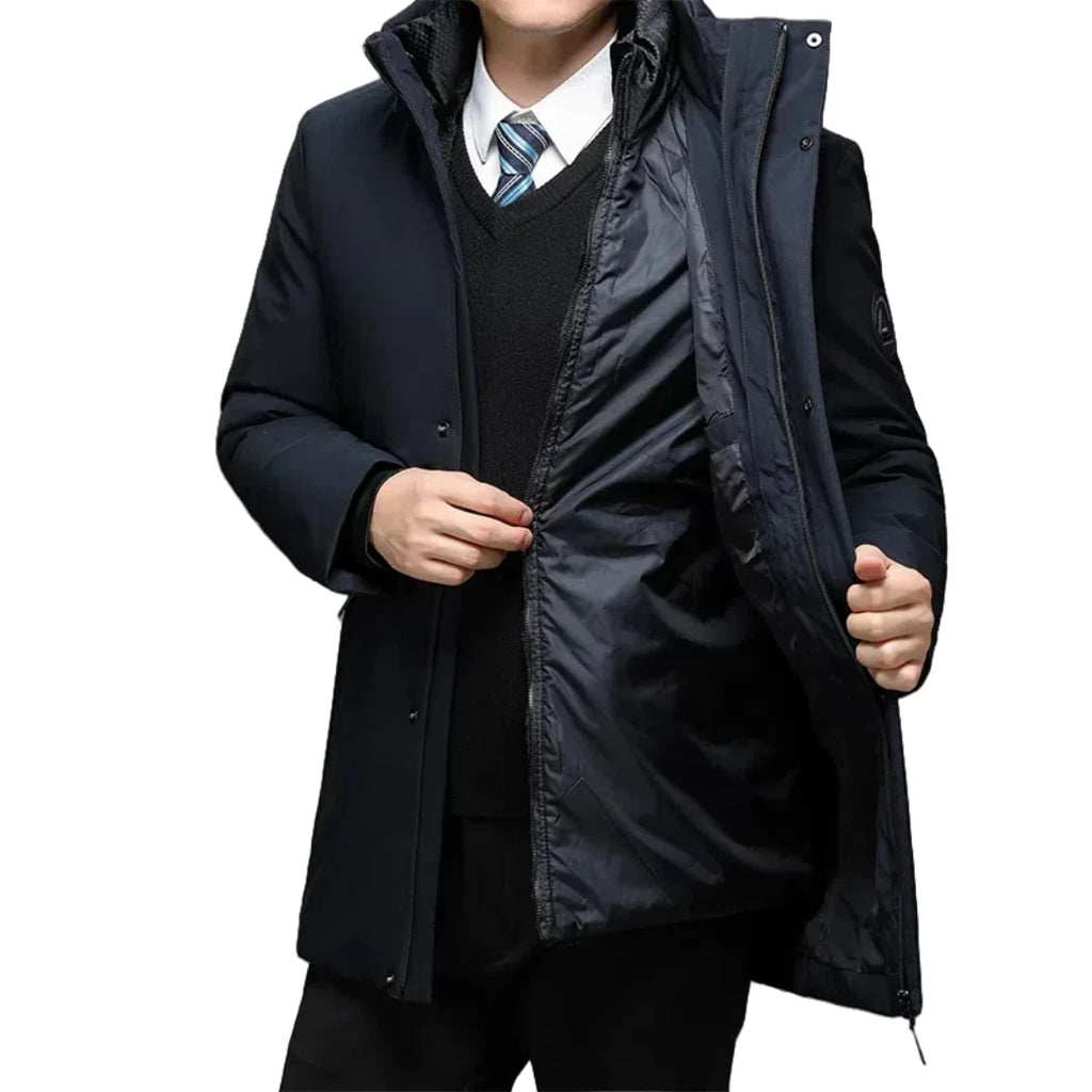 Men's 3-in-1 Detachable Parka | Waterproof Business Jacket