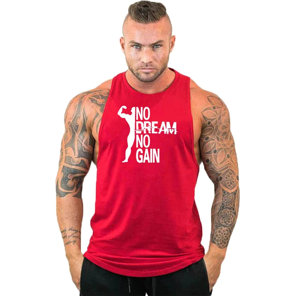 Gym Top Men Shirt Man Fitness Men's Clothes Vest Singlets T-shirts Clothing Bodybuilding Stringer Vests Muscular Singlet Tops