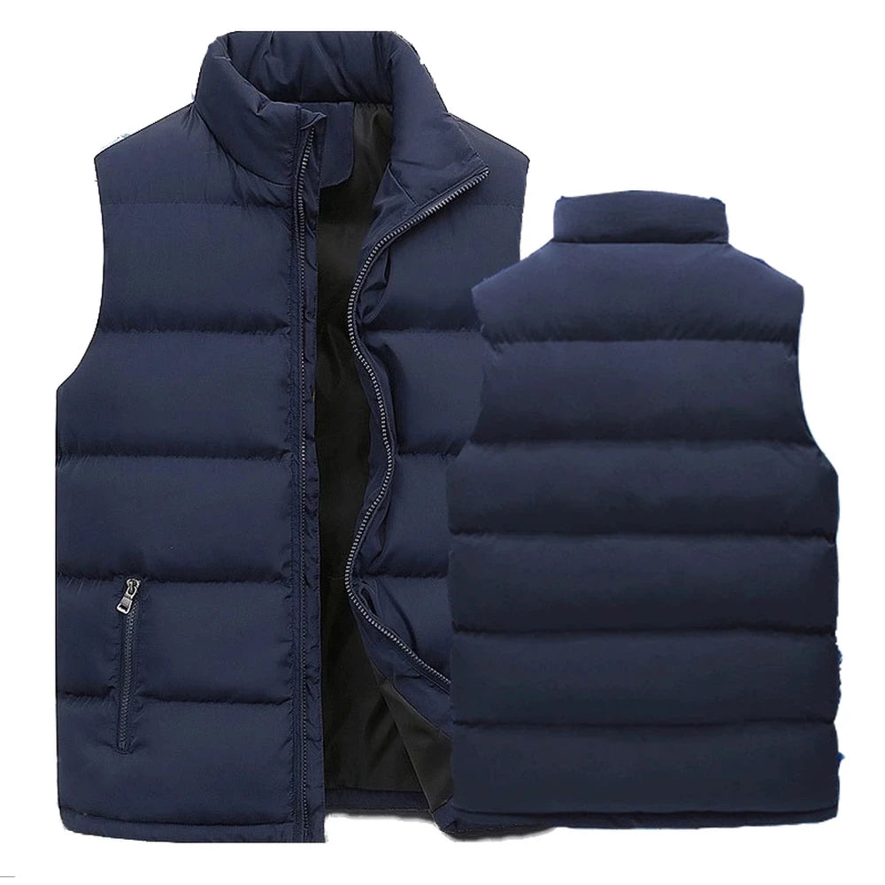 Gilet Sans Manches Homme Hiver - Veste Chaude Imperméable