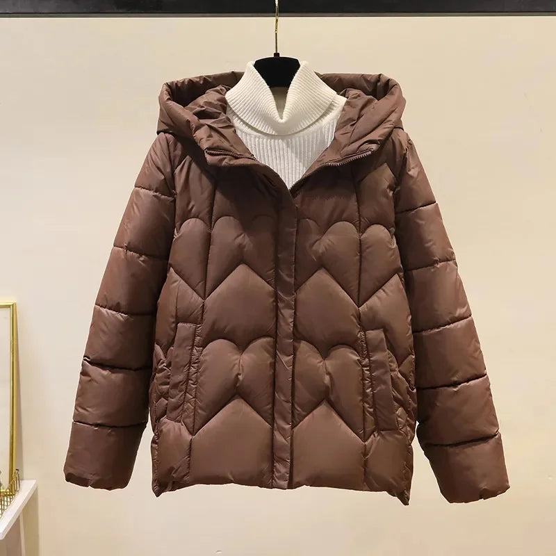 Doudoune Courte Femme Style Coréen - Puffer Jacket Capuche 2025