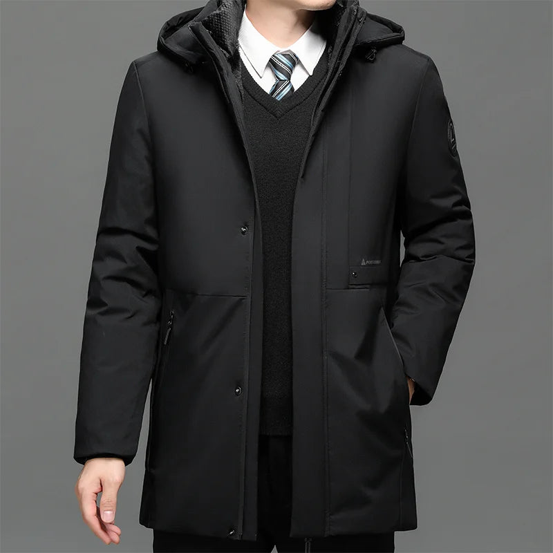 Men's 3-in-1 Detachable Parka | Waterproof Business Jacket