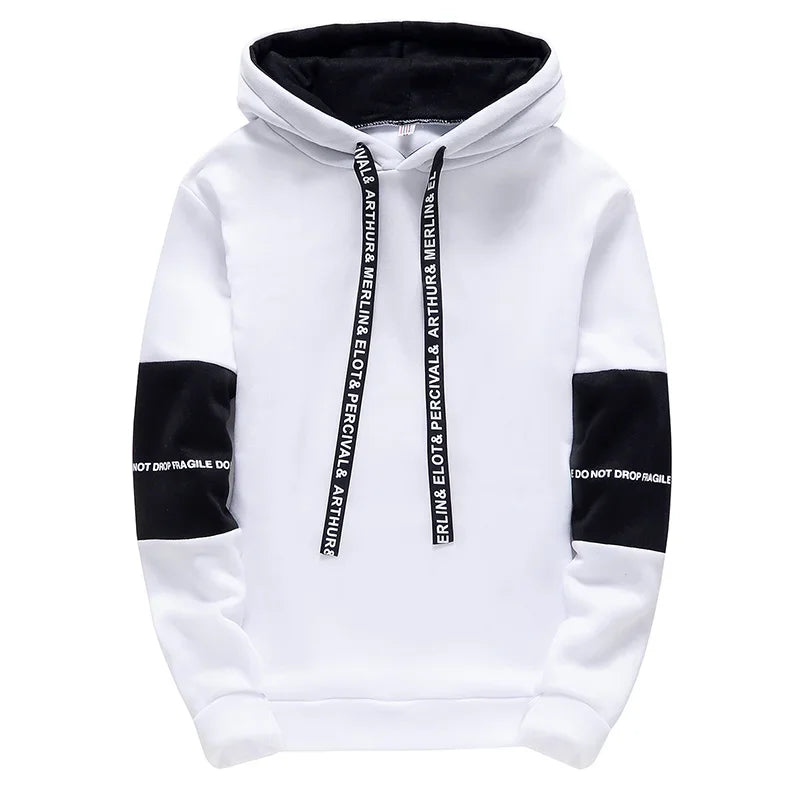Hoodie Hip Hop Homme Imprimé Lettres - Sweat Capuche Streetwear