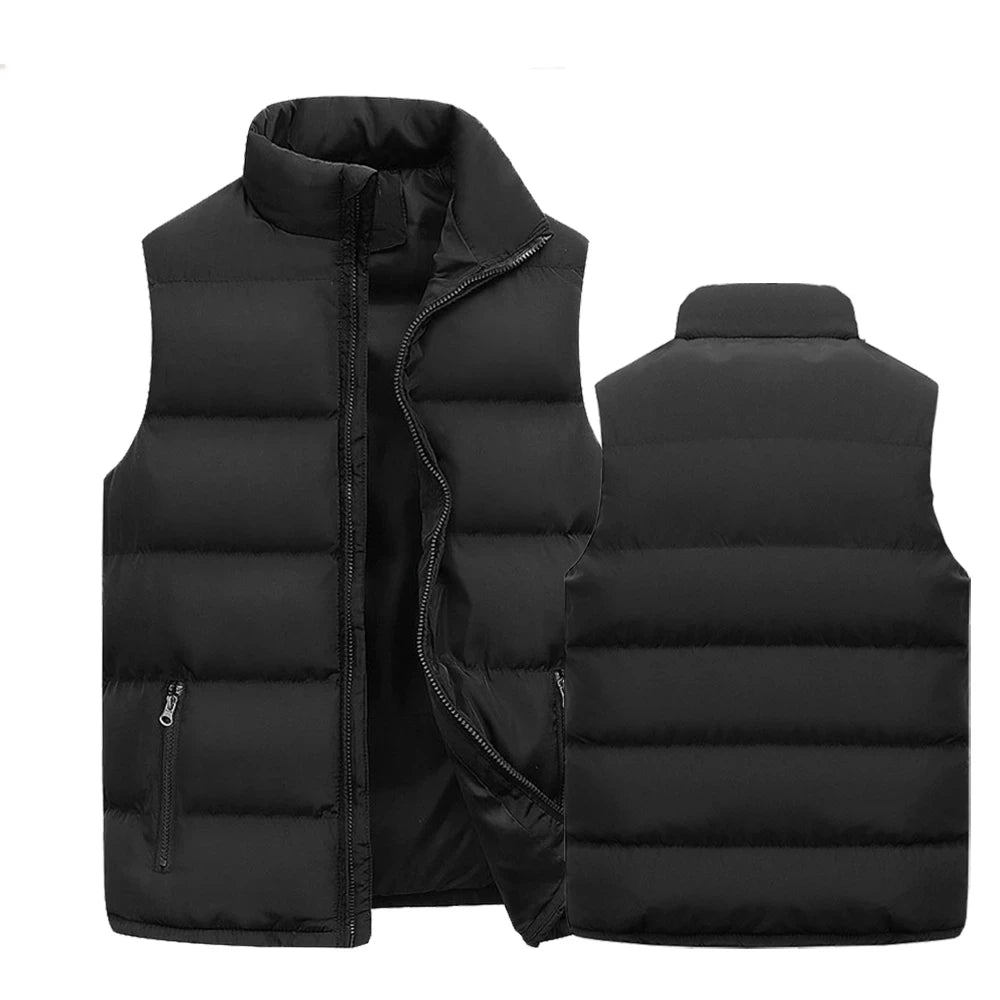 Gilet Sans Manches Homme Hiver - Veste Chaude Imperméable