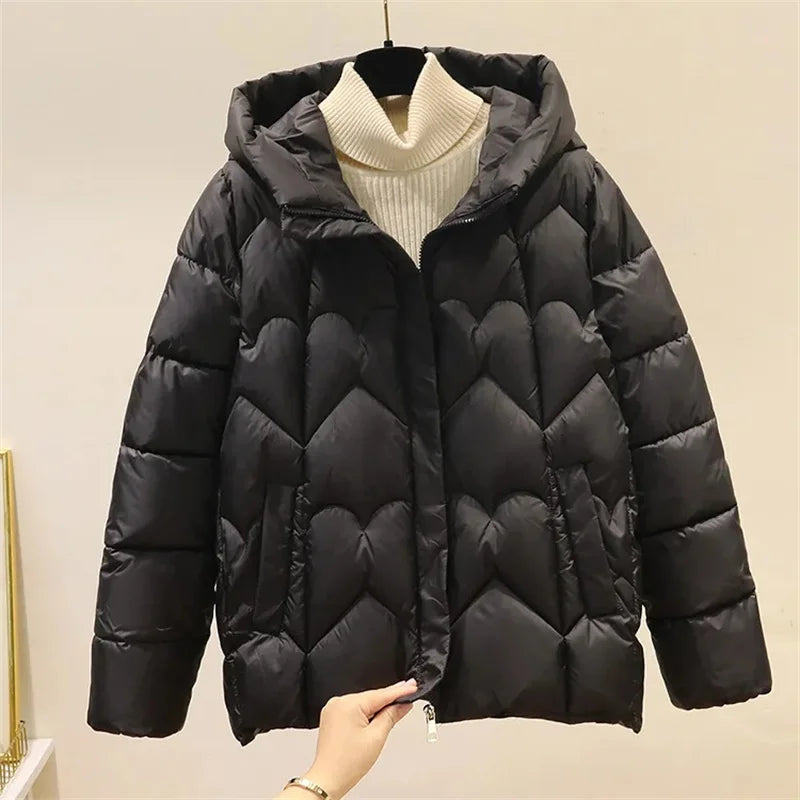 Doudoune Courte Femme Style Coréen - Puffer Jacket Capuche 2025
