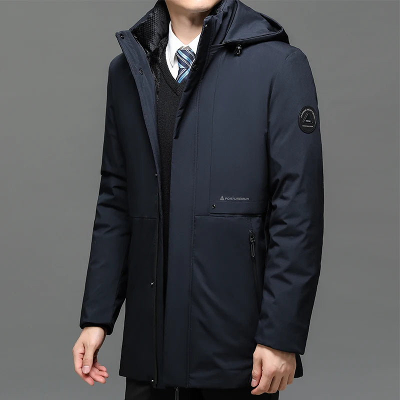 Men's 3-in-1 Detachable Parka | Waterproof Business Jacket