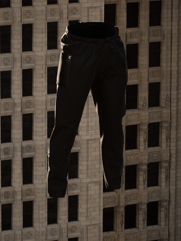 Taitsu Pants - Full Black-3