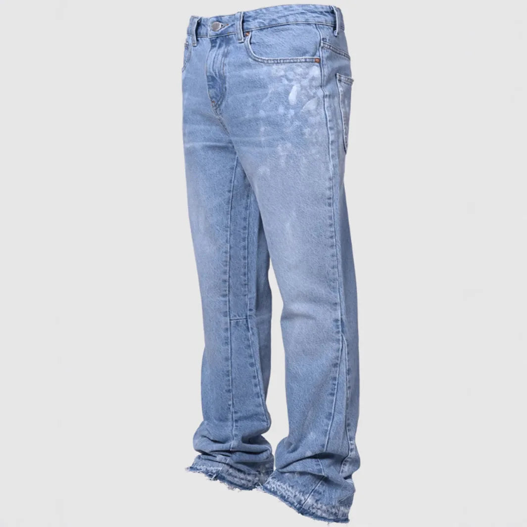 Men's Vintage Distressed Jeans - Streetwear Denim 2025