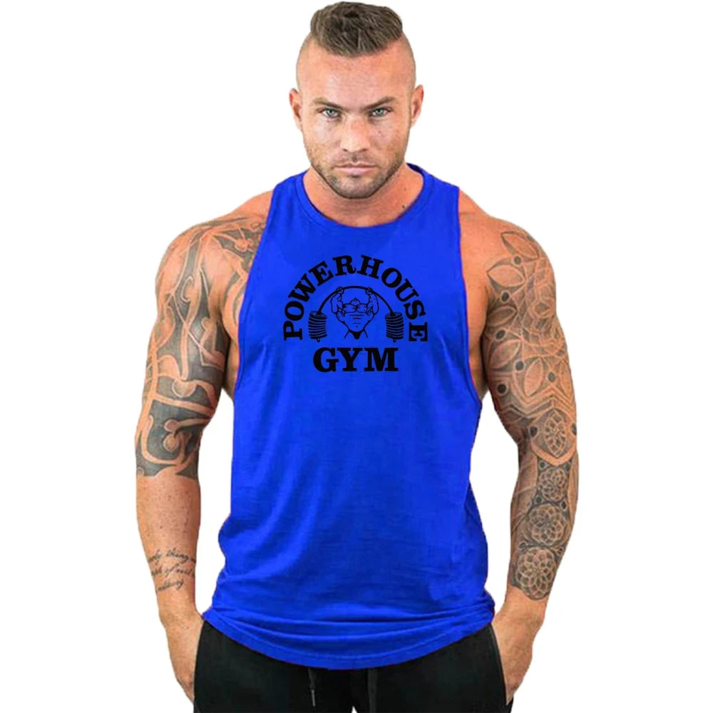 Gym Top Men Shirt Man Fitness Men's Clothes Vest Singlets T-shirts Clothing Bodybuilding Stringer Vests Muscular Singlet Tops