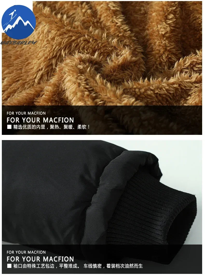 Men's Luxury Detachable Hood Parka 2025 | Windproof Padded Coat