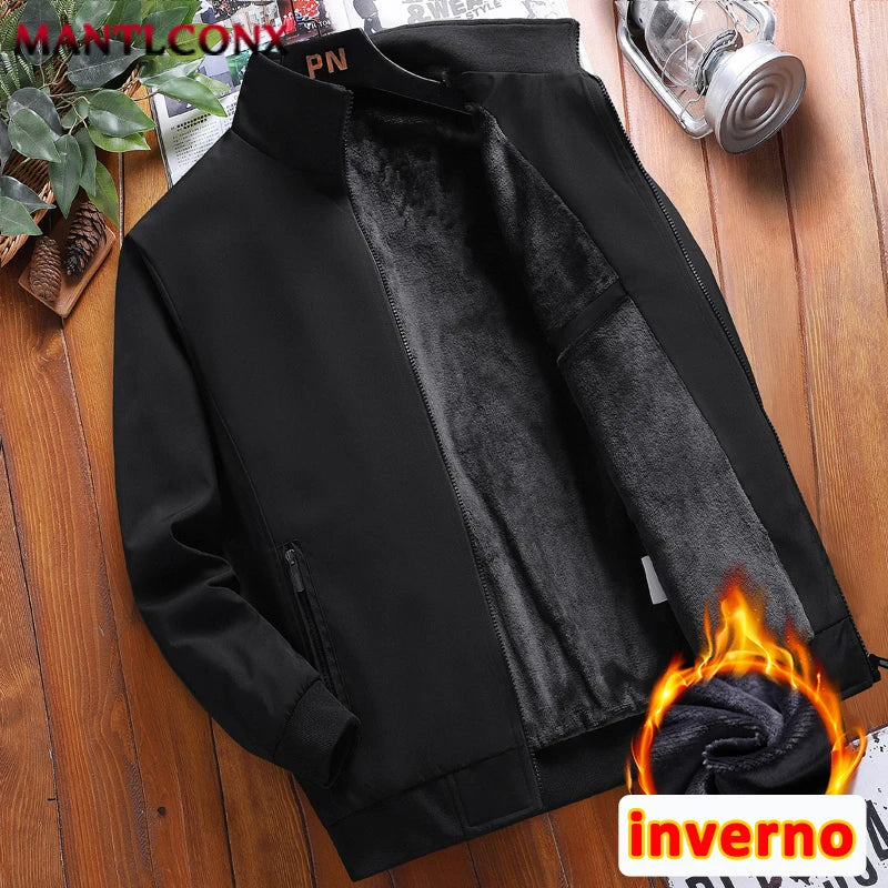 Men's Business Blazer Parka | Casual Office Winter Jacket