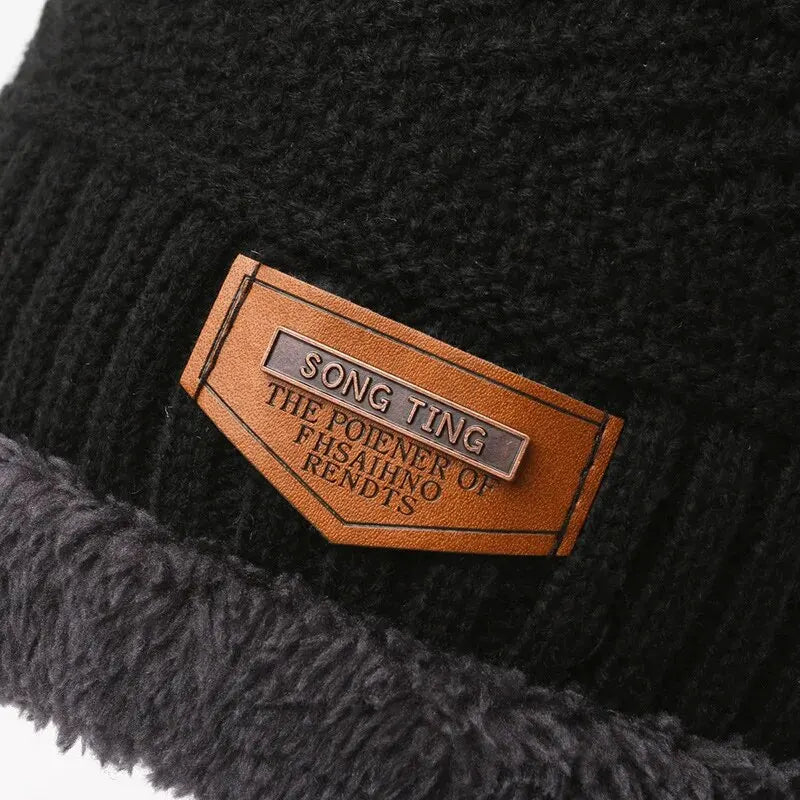 Men's Winter Set | Windproof Hat Scarf Gloves Cashmere
