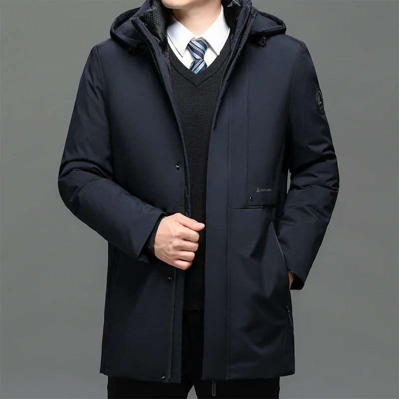 Men's 3-in-1 Detachable Parka | Waterproof Business Jacket
