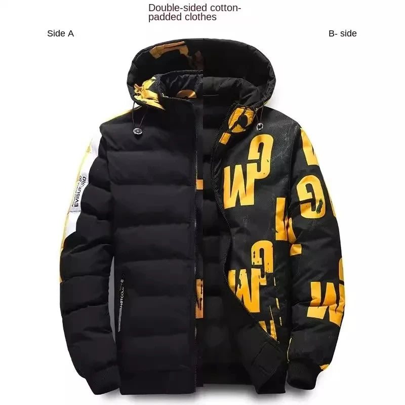 Men's Reversible Down Jacket 2025 | Double-Sided Padded Coat