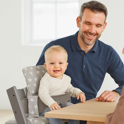 Chaise haute coussin